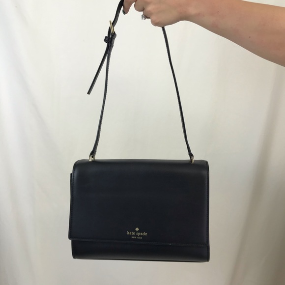 Kate Spade Leather Flap Shoulder Bag - Picture 2 of 7